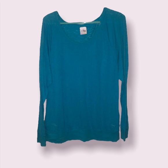 PINK Victoria's Secret Tops - 3/$20 Long Sleeve Blue Tank VS PINK